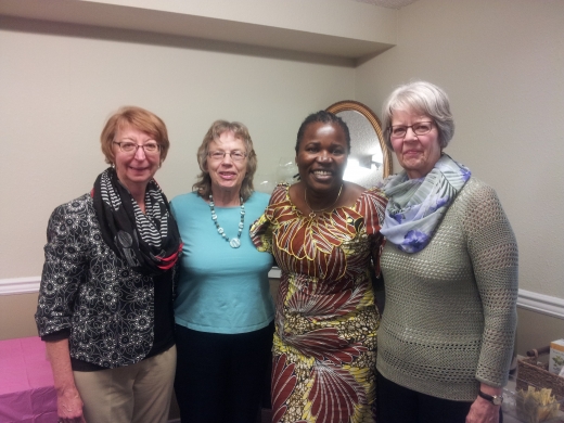 Members of the Eastside Grannies with Ida