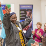 Maude following her presentation to the Gathering