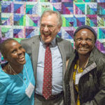 L to R: Regina, Stephen Lewis, Maude