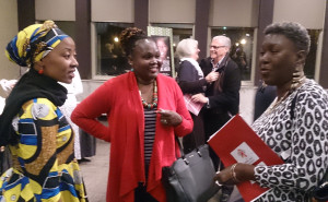 Vuyiseka Dubula, Peres Abeka and Dorothy Onyango, three of the speakers at the ASK HER talks.